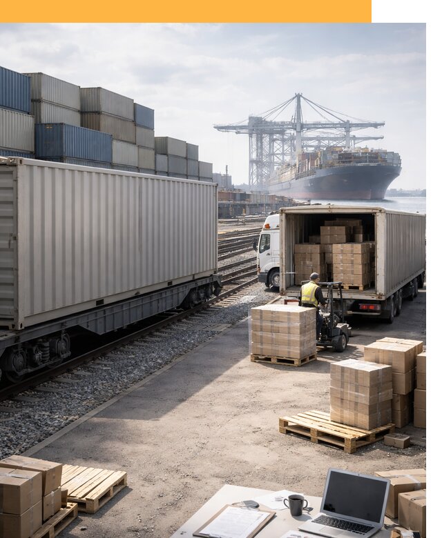 Мультимодальные перевозки грузов по миру от 46265 руб