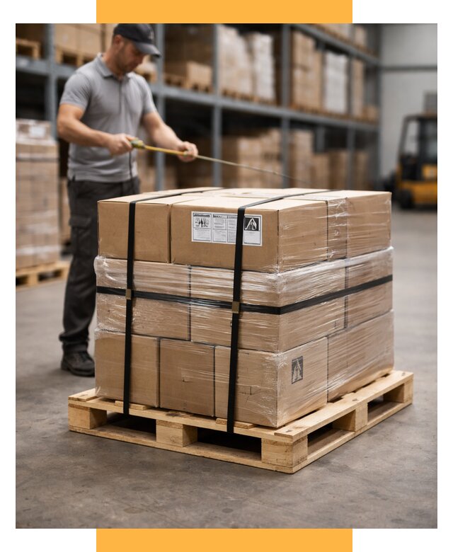 Упаковка и паллетирование грузов от 3598 р. | СетСервис-Кис