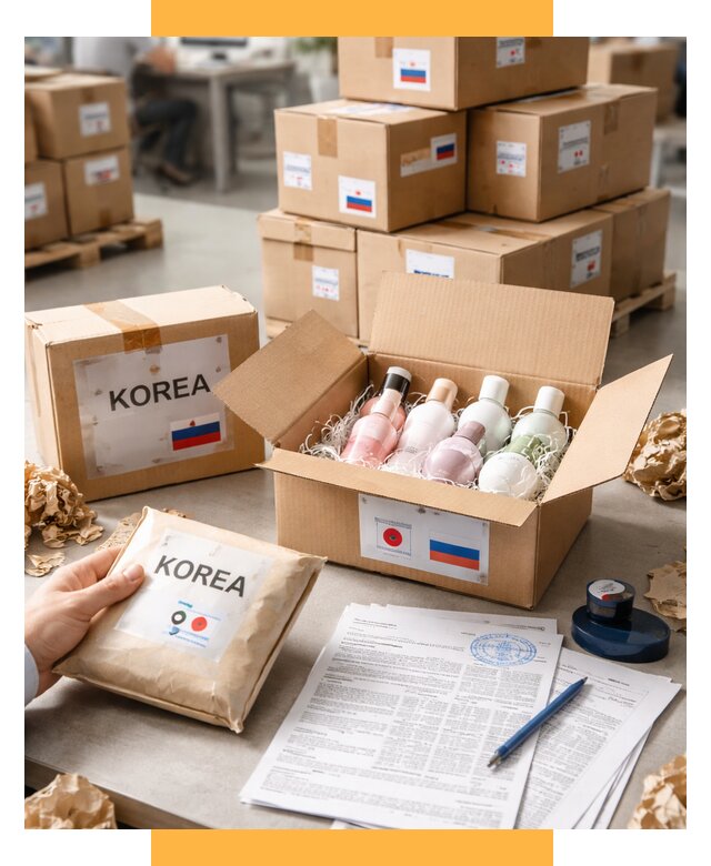Доставка косметики из Кореи от 8739 р. под ключ | СетСервис-Кис