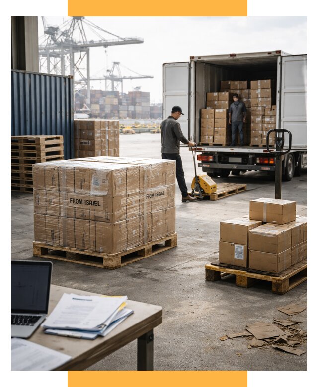 Доставка грузов из Израиля от 15422 р., логистика от СетСервис-Кис
