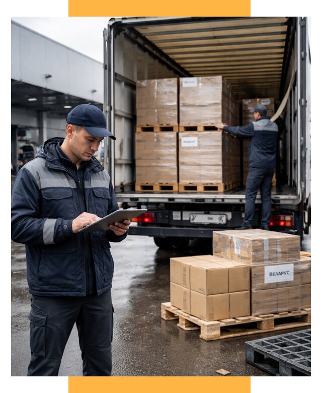 Доставка грузов из Беларуси от 15422 р. логистика СетСервис-Кис