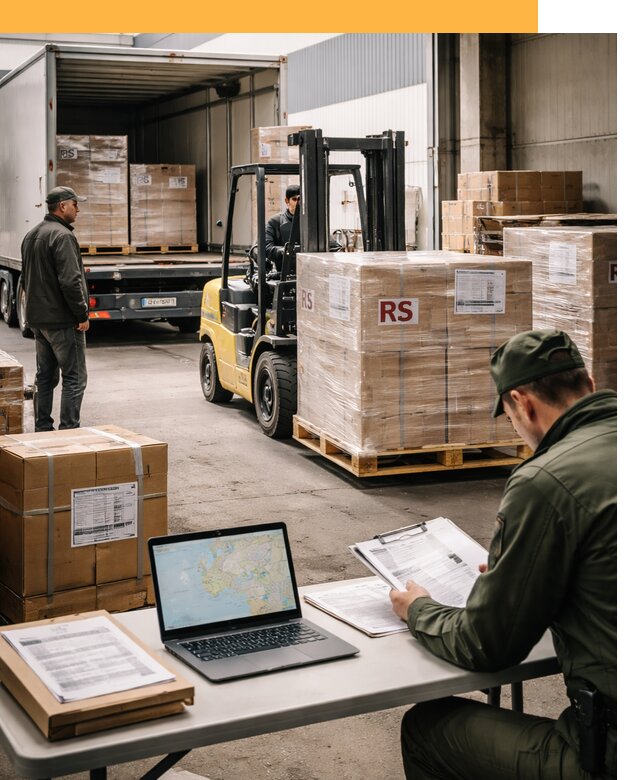 Доставка грузов в Сербию от 46265 руб, международные перевозки