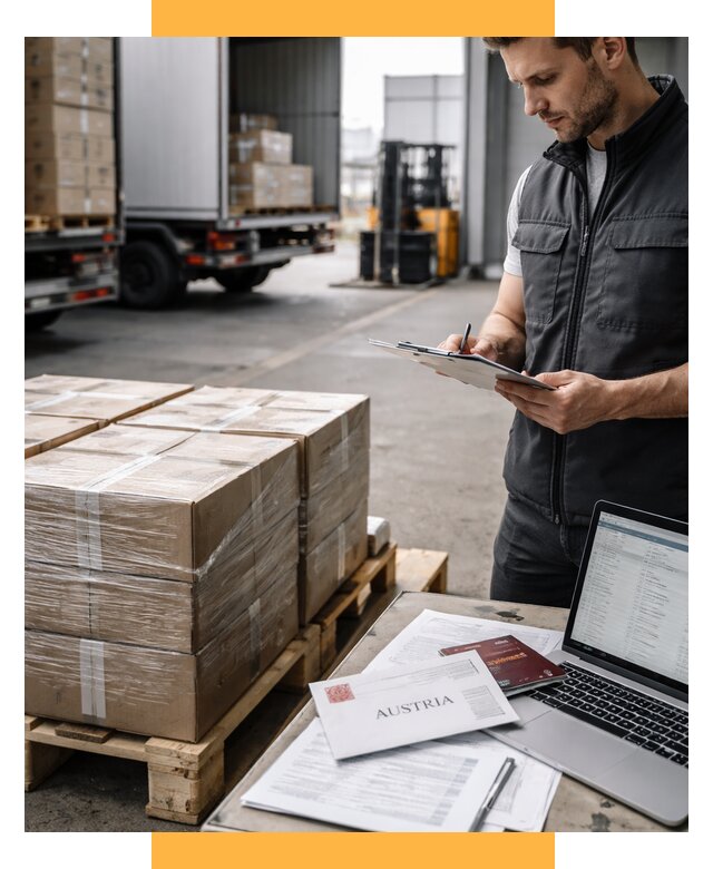 Доставка в Австрию от 66827 р. Логистика и экспорт СетСервис-Кис