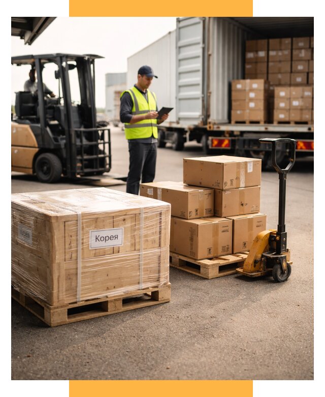 Доставка грузов в Корею из России от 35984 р. | СетСервис-Кис