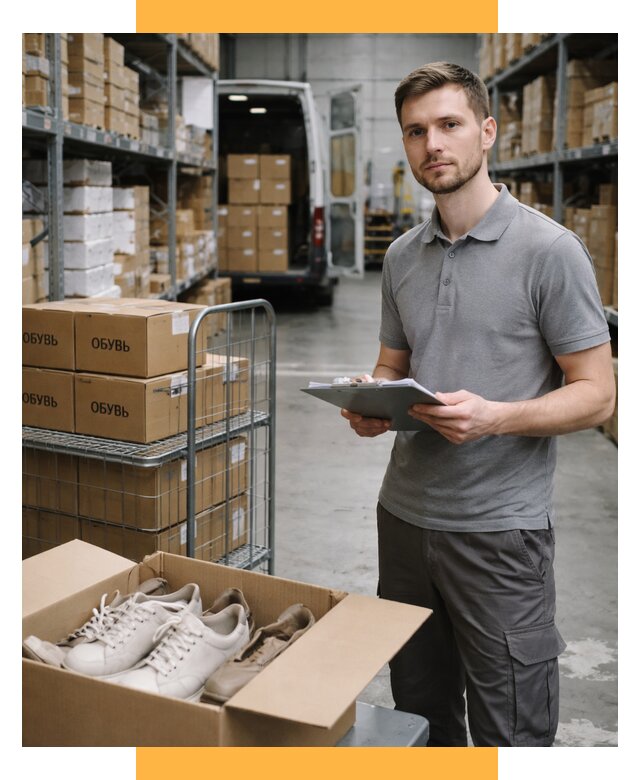 Доставка обуви из Китая и Турции от 4626 р. СетСервис-Кис