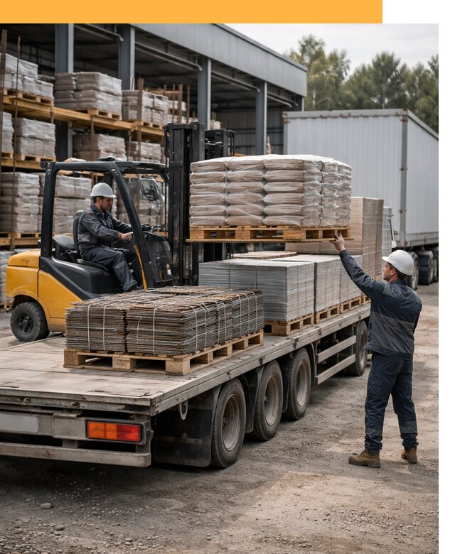 Перевозка строительных материалов по миру от 5655 руб