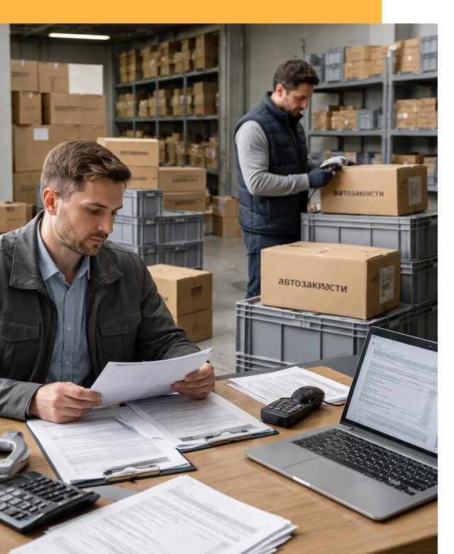 Таможенное оформление автозапчастей по выгодным тарифам от 8739